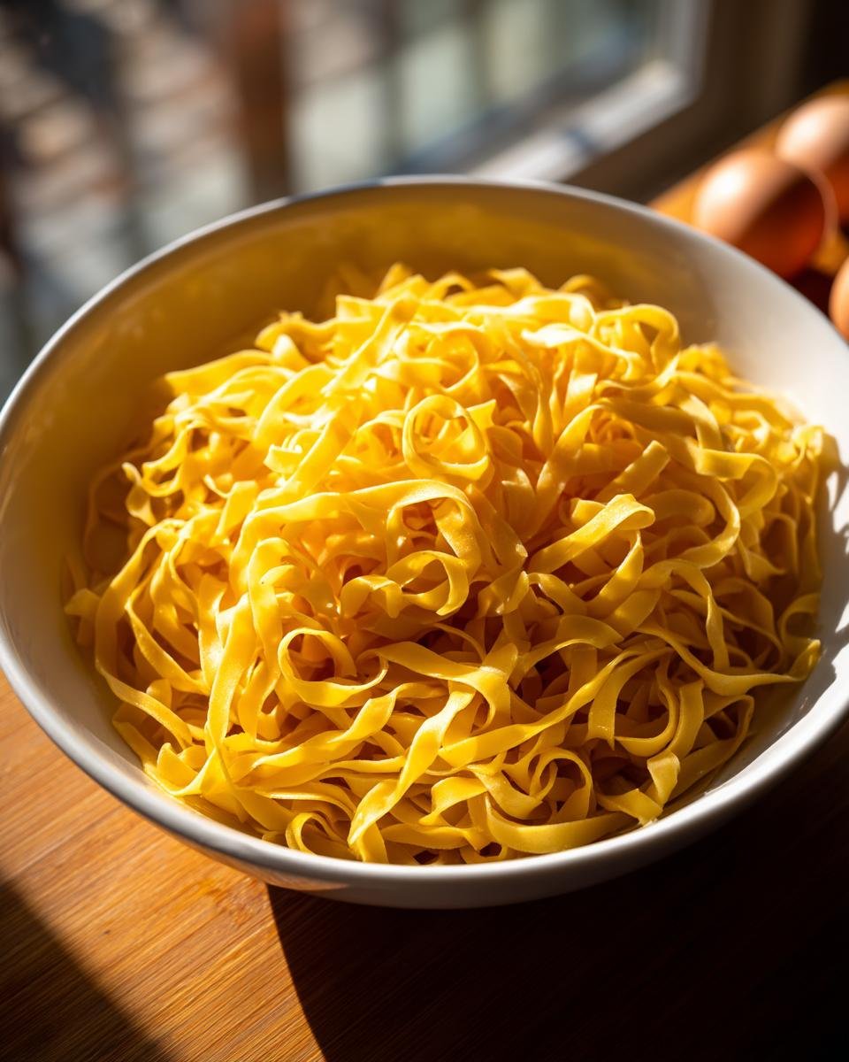 3 Ingredients- Homemade Egg Noodles - detail 1