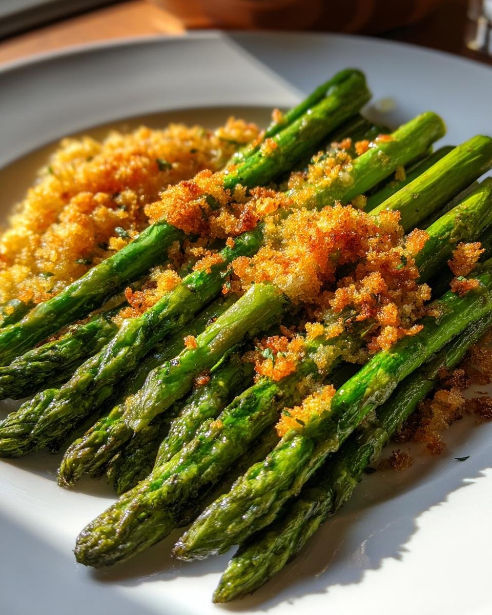 Asparagus with Cracker Crumb Topping - detail 1
