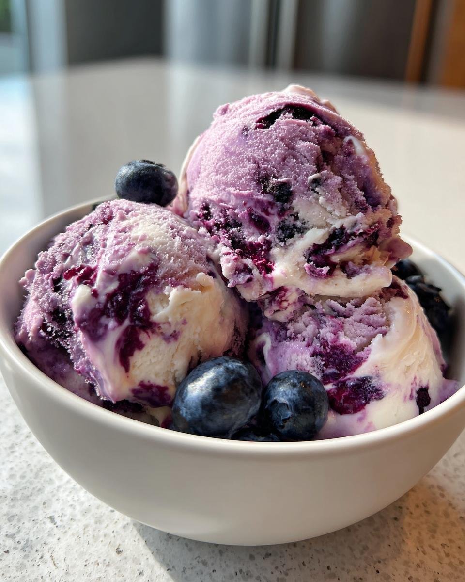 Blueberry Ice Cream - detail 2