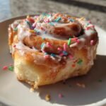 Cake Batter Cinnamon Rolls