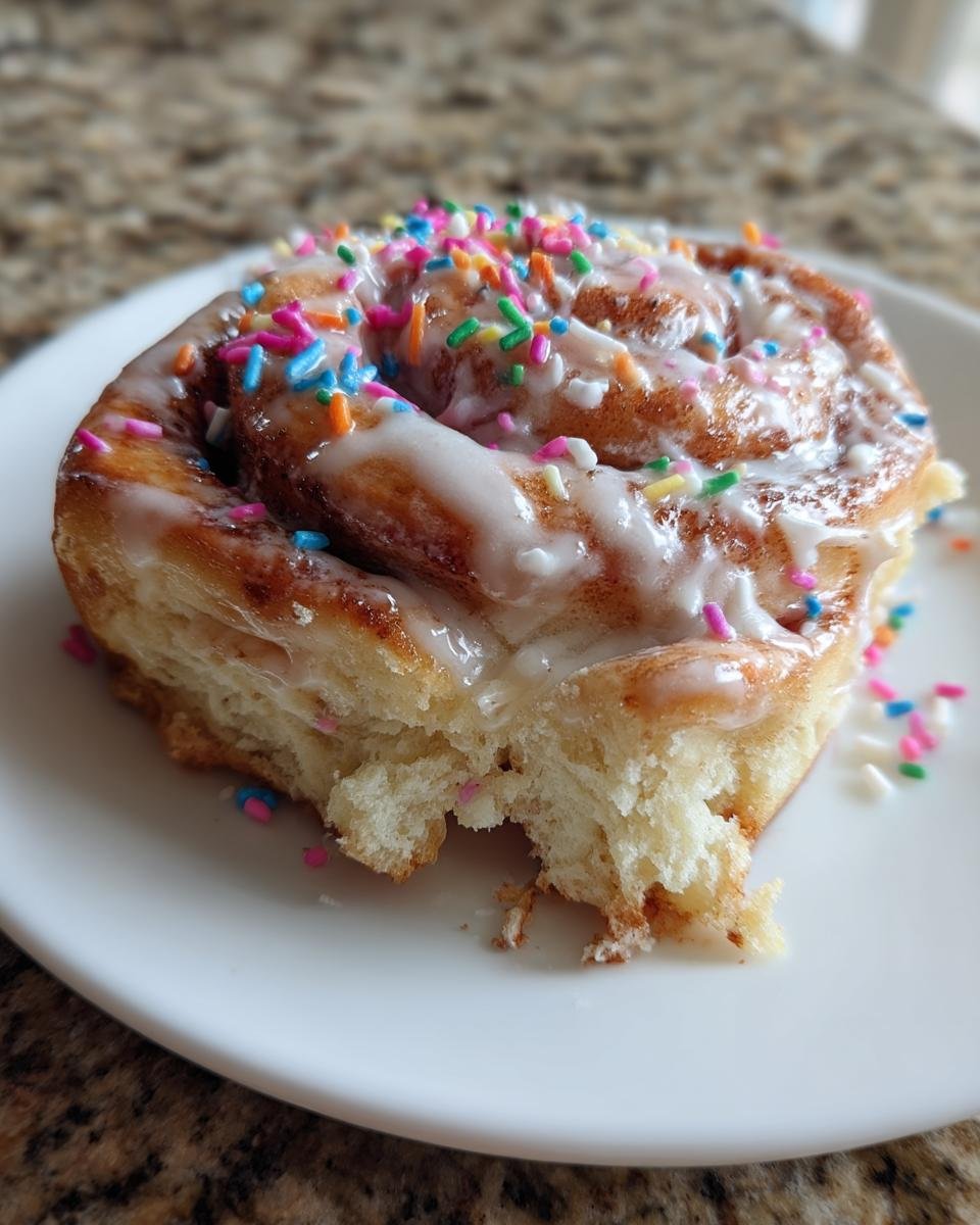 Cake Batter Cinnamon Rolls - detail 2