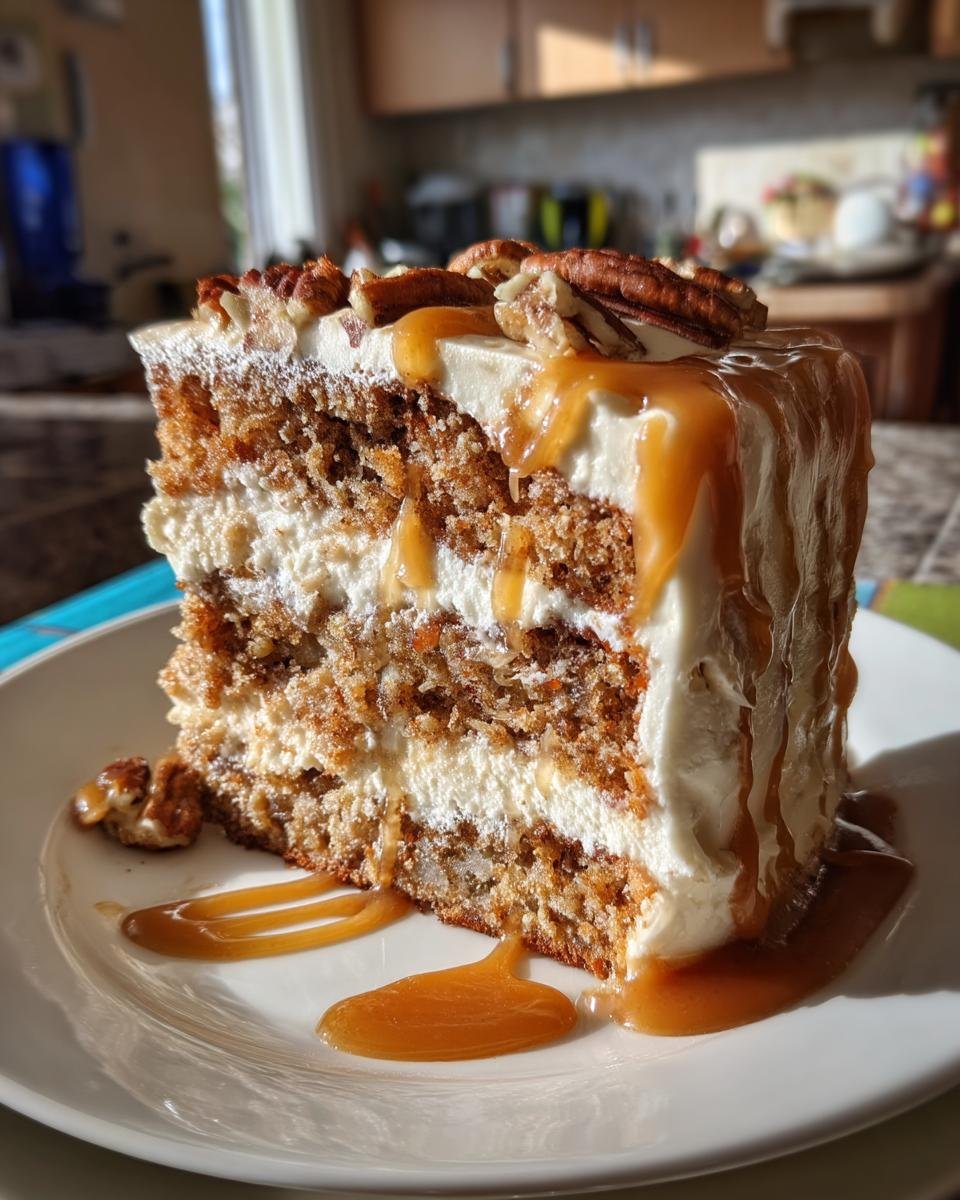 Caramel Pecan Carrot Heaven Cake - detail 1