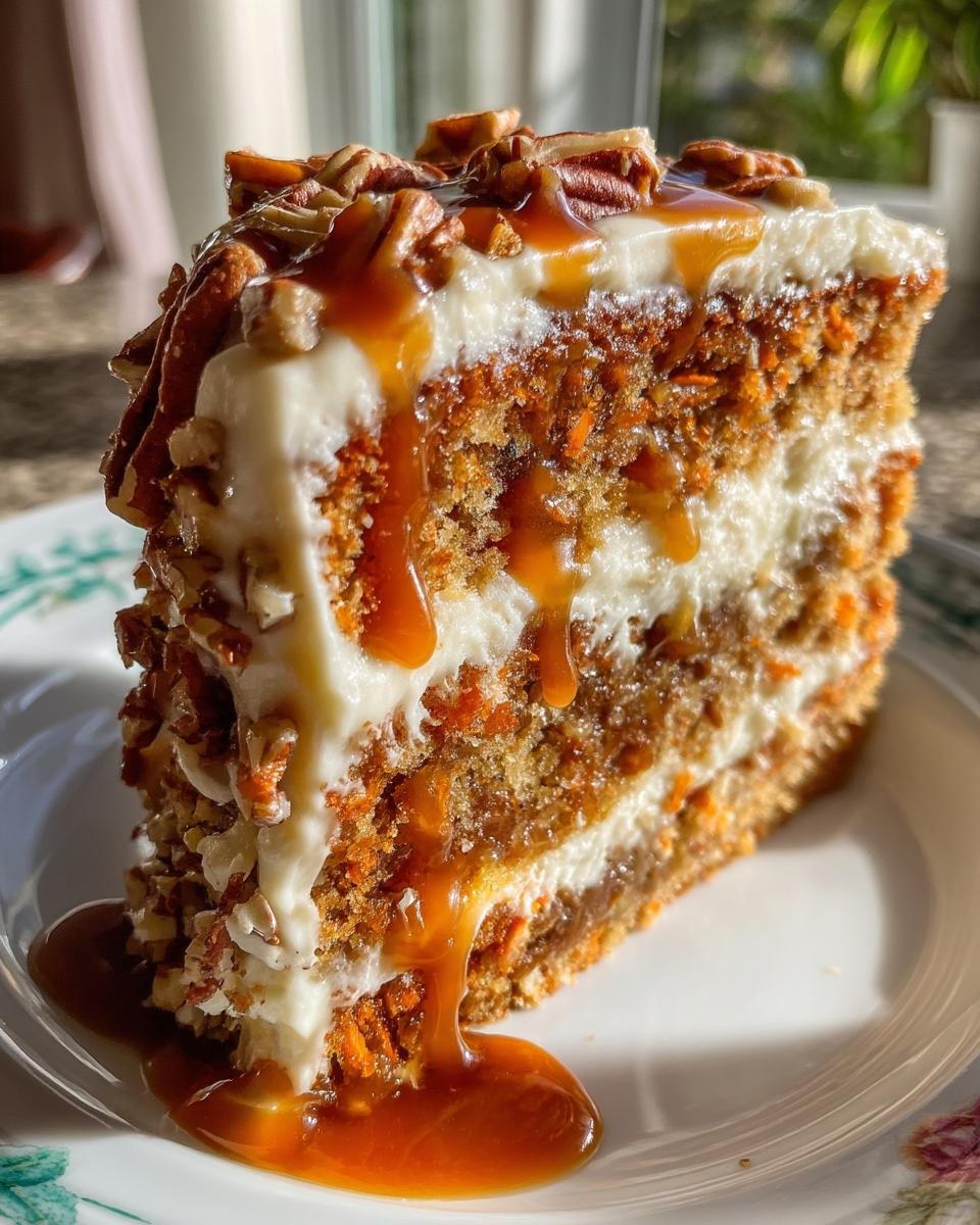 Caramel Pecan Carrot Heaven Cake - detail 2