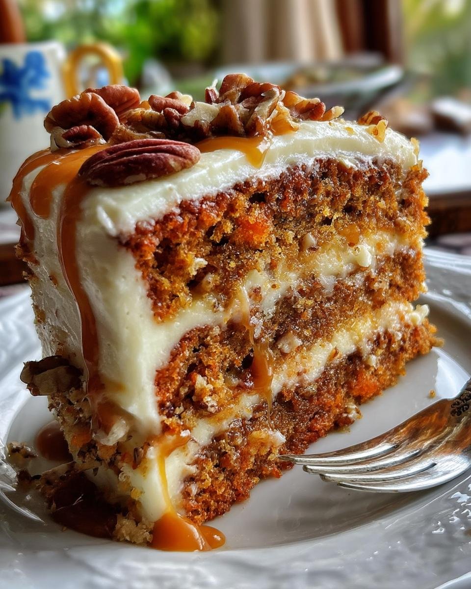 Caramel Pecan Carrot Heaven Cake - detail 4