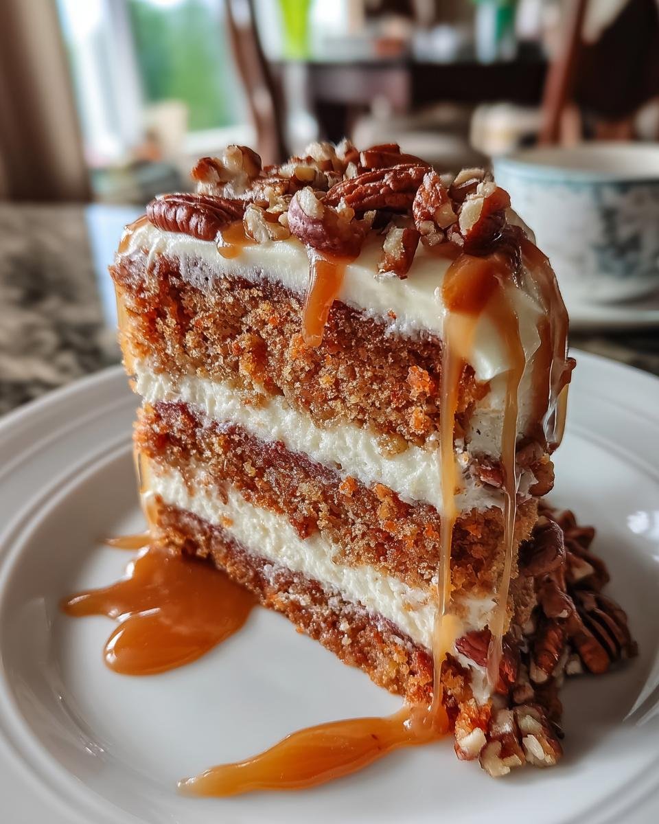 Caramel Pecan Carrot Heaven Cake - detail 5
