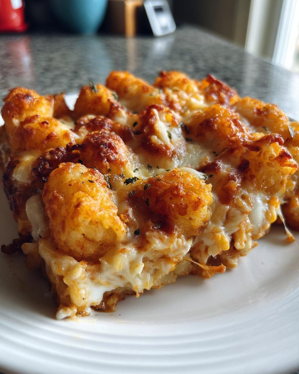 Chicken Alfredo Tater Tot Casserole - detail 8