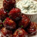 Cranberry Meatballs and Sour Cream & Herb Dip Recipe