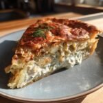 Crispy Cabbage Pie with Dill Cream Sauce