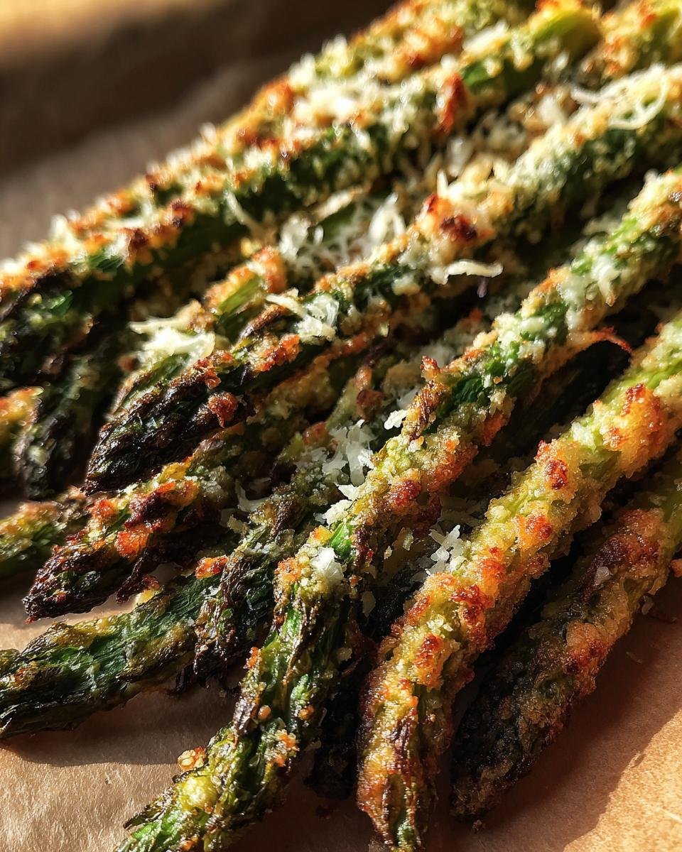 Crispy Parmesan Asparagus Sticks - detail 2