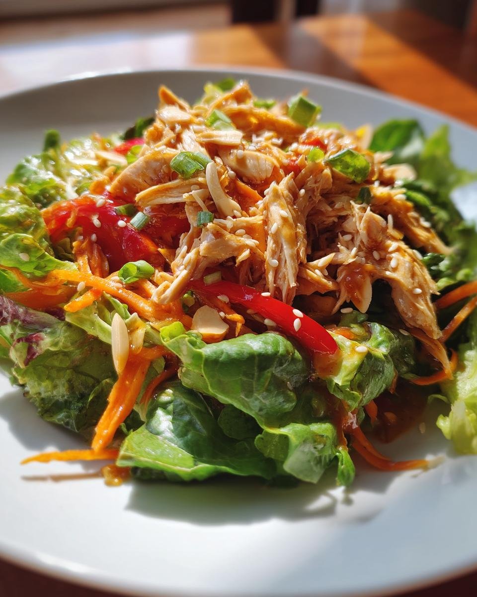 Crunchy Asian Sesame Chicken Salad - detail 1