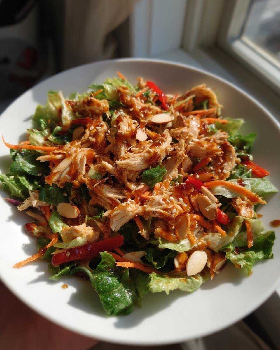 Crunchy Asian Sesame Chicken Salad - detail 2