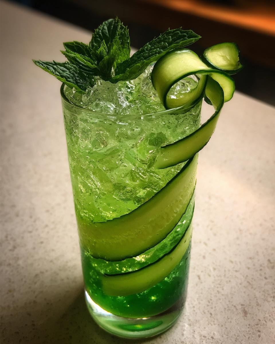 Cucumber Mint Collins - detail 2