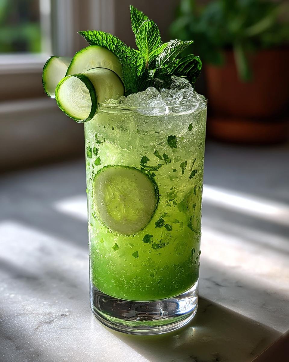 Cucumber Mint Collins - detail 4