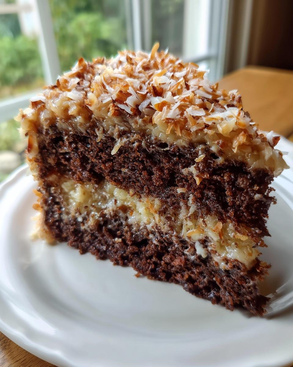 German Chocolate Sheet Cake - detail 3