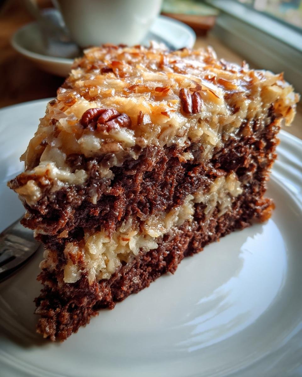 German Chocolate Sheet Cake - detail 4