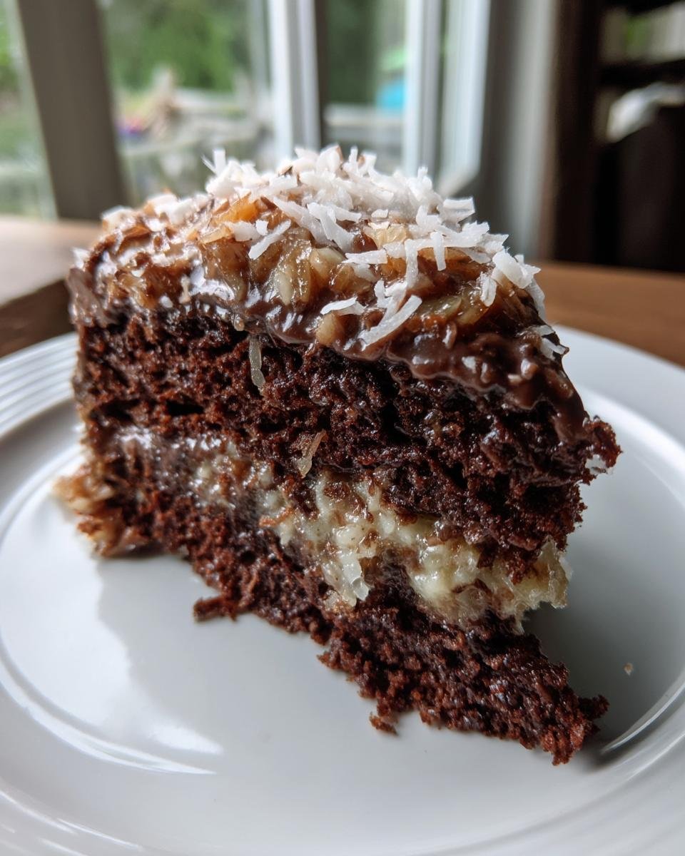 German Chocolate Sheet Cake - detail 5