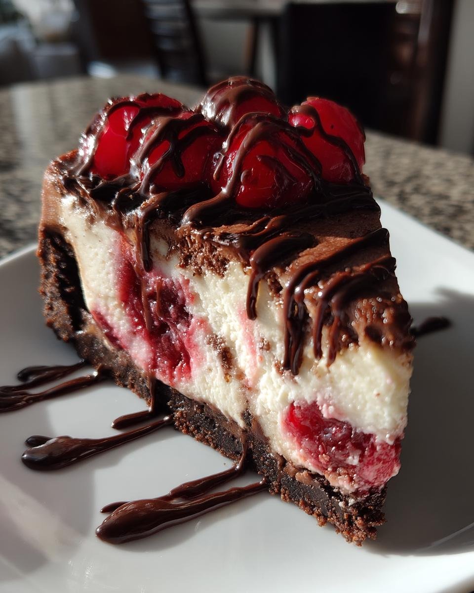 Heavenly Black Forest Cheesecake Delight - detail 1
