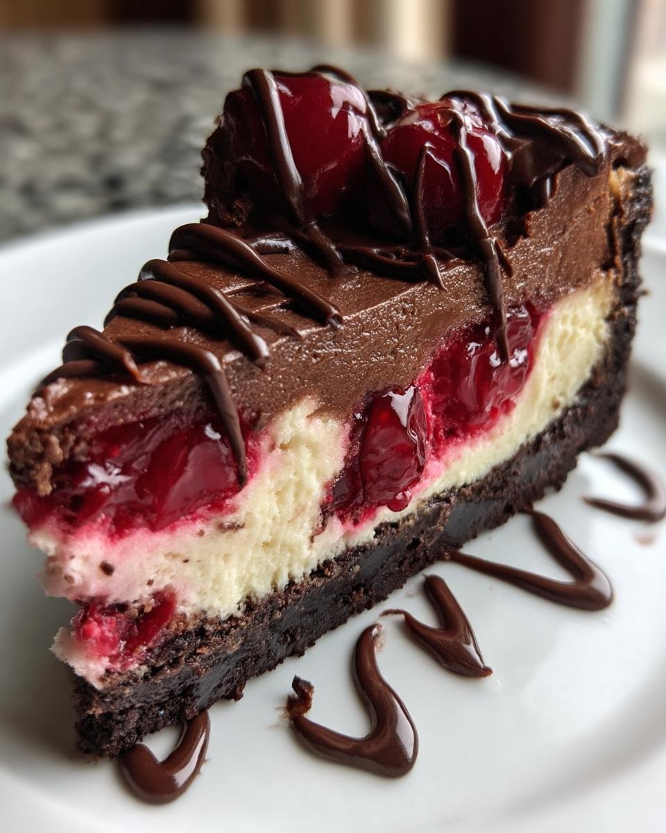 Heavenly Black Forest Cheesecake Delight - detail 2