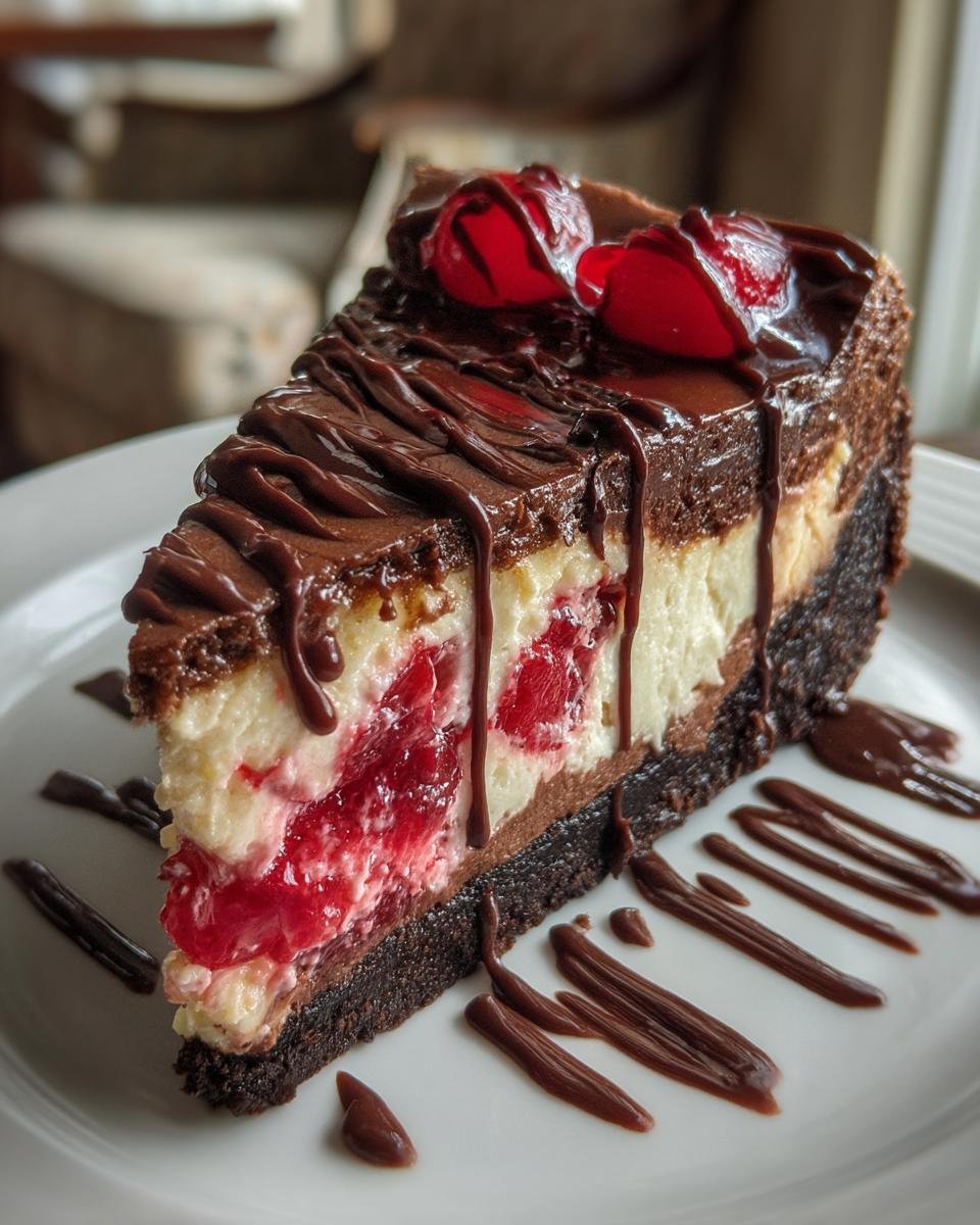 Heavenly Black Forest Cheesecake Delight - detail 3