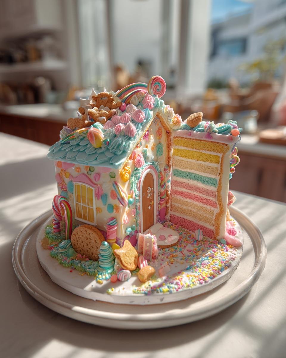 House Garden Cake - detail 1