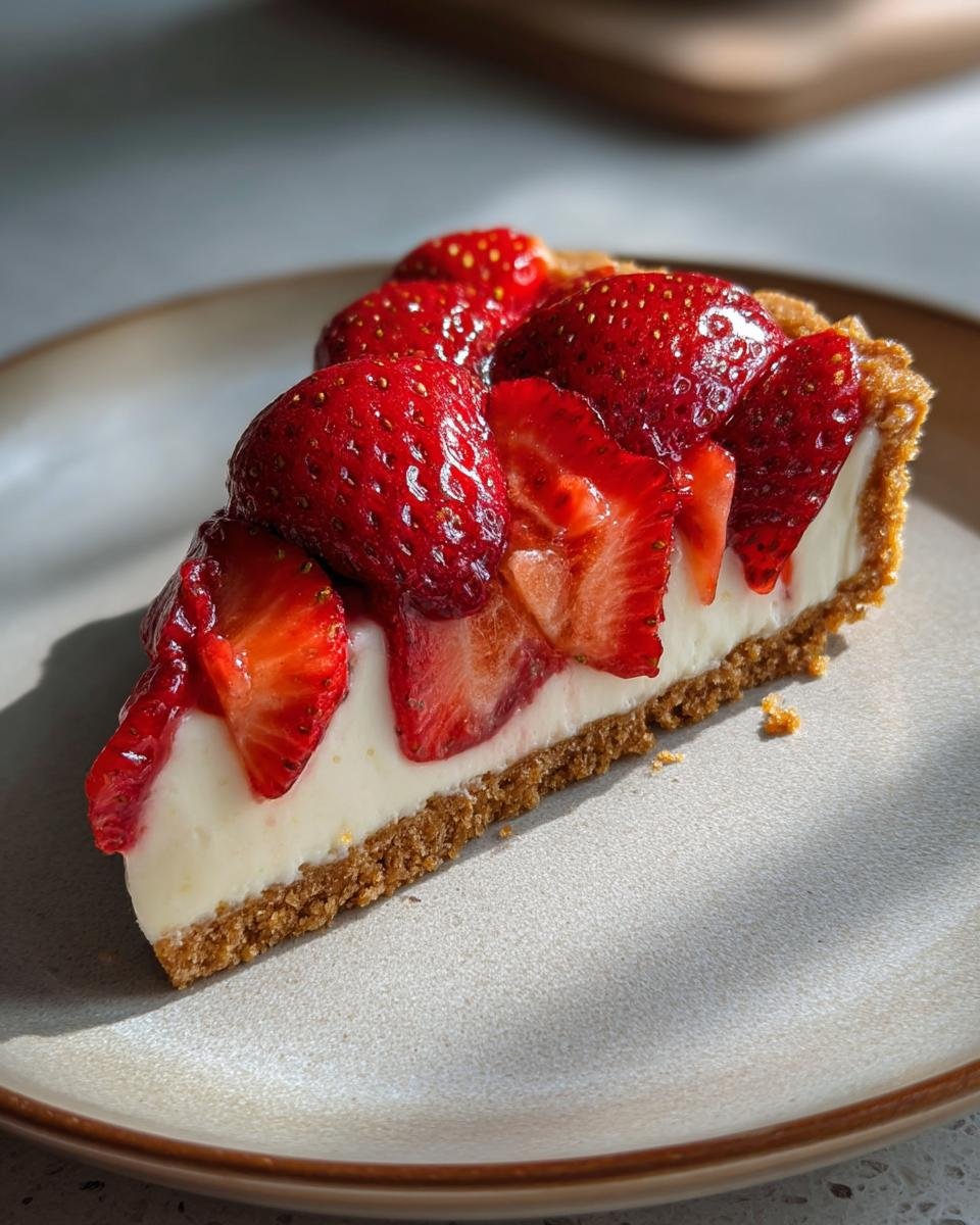 Mascarpone and Strawberry Tart - detail 1