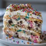 No-Bake Funfetti Oreo Icebox Cake