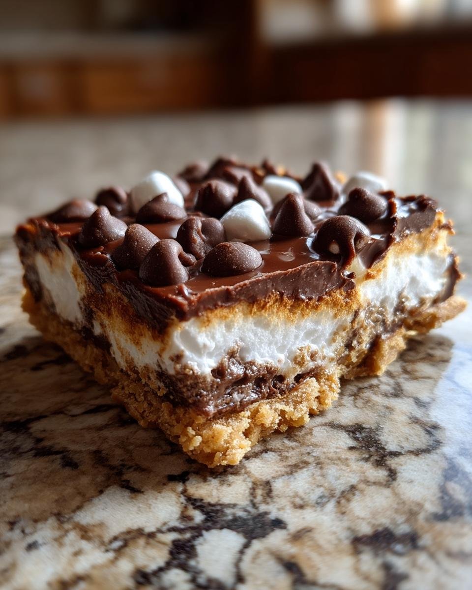 No Bake Smores Bars - detail 2