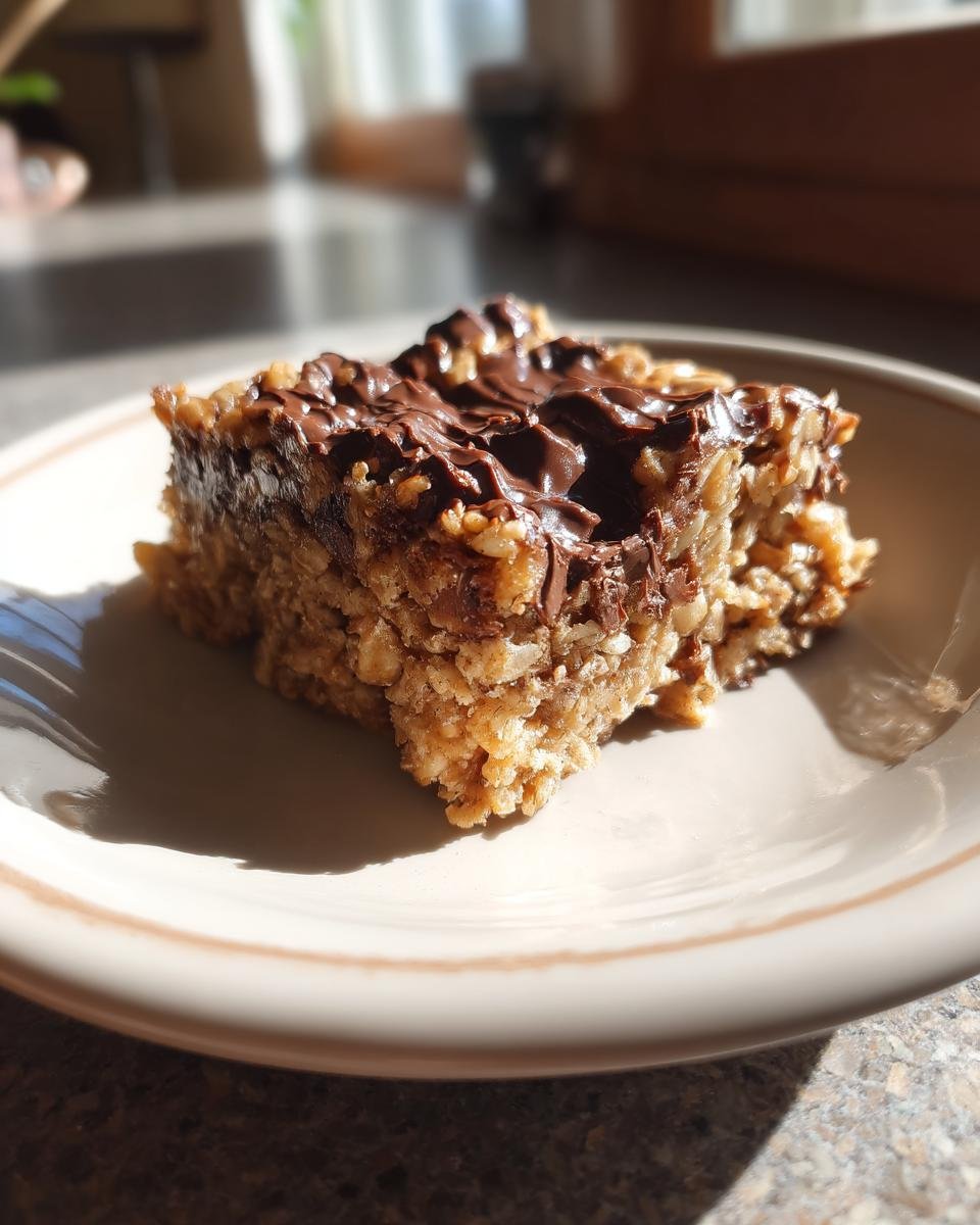 Oatmeal Chocolate Chip Peanut Butter Bars - detail 3