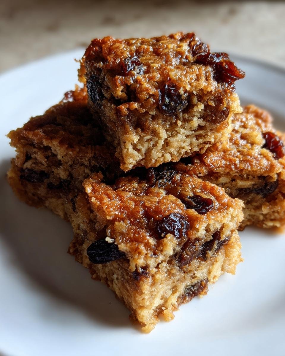 Oatmeal Raisin Cookie Bars - detail 1