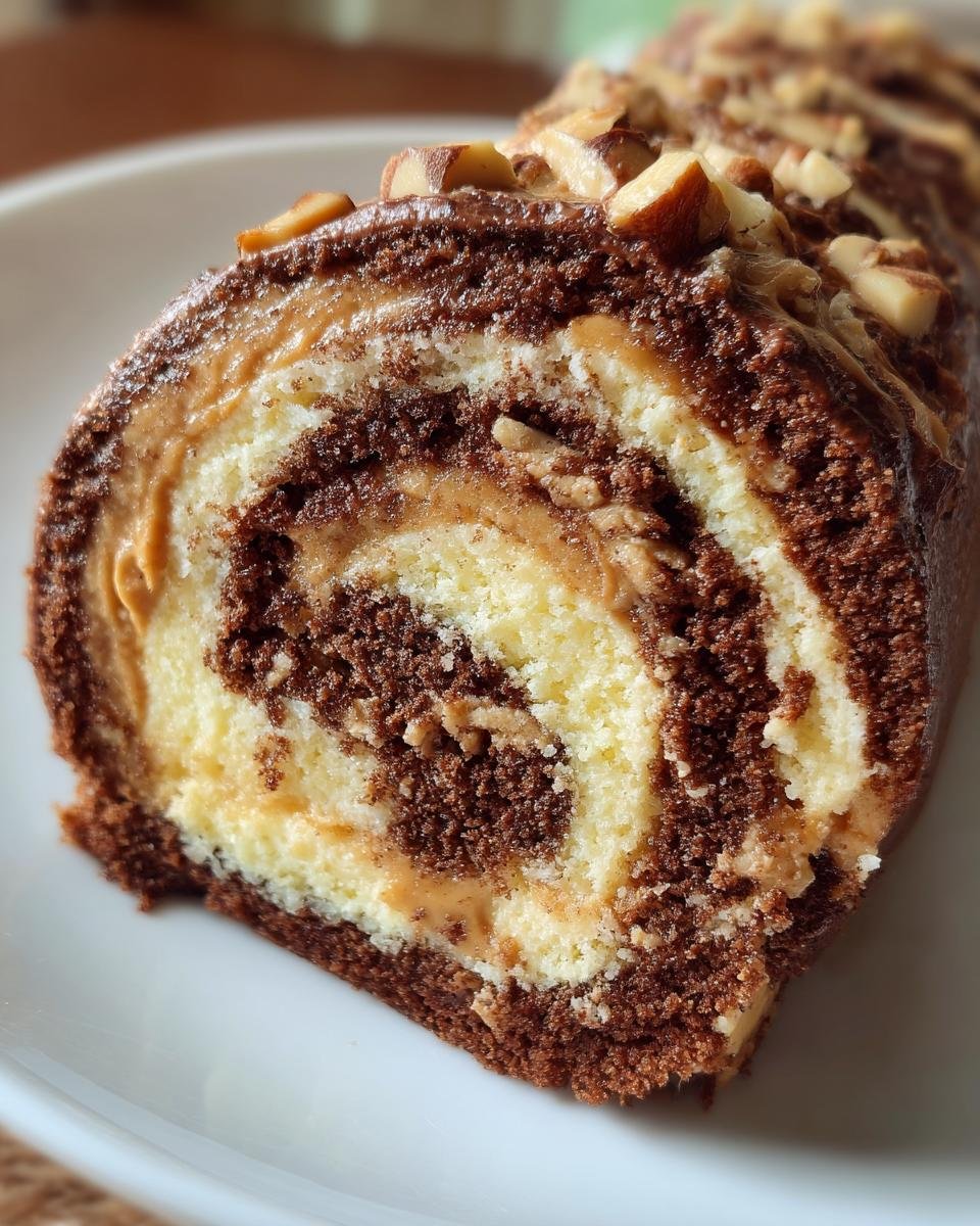 Peanut Butter Swirl Cake Roll - detail 3