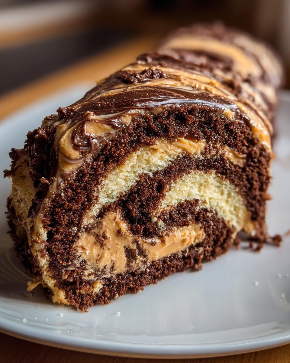 Peanut Butter Swirl Cake Roll - detail 4
