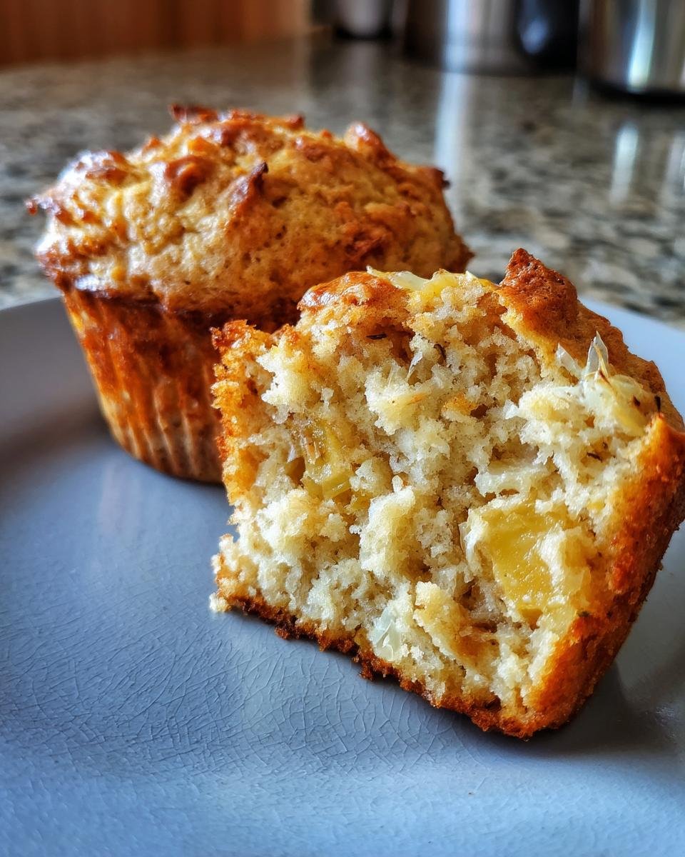 Pineapple Muffins - detail 3
