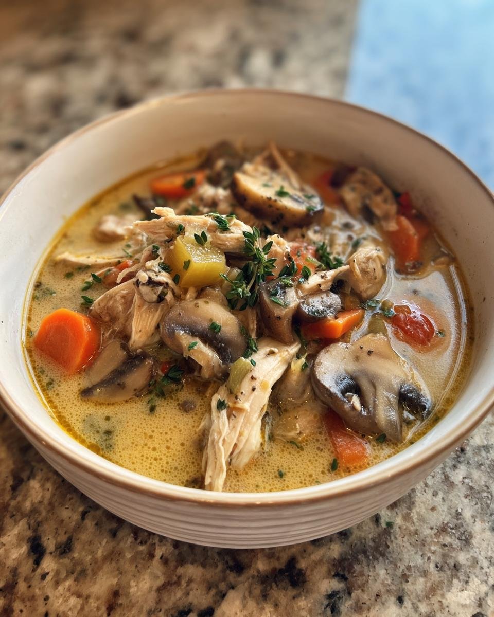 Rotisserie Chicken Mushroom Soup - detail 1
