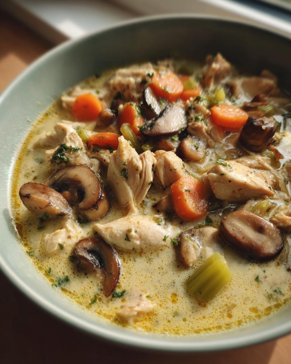 Rotisserie Chicken Mushroom Soup - detail 2
