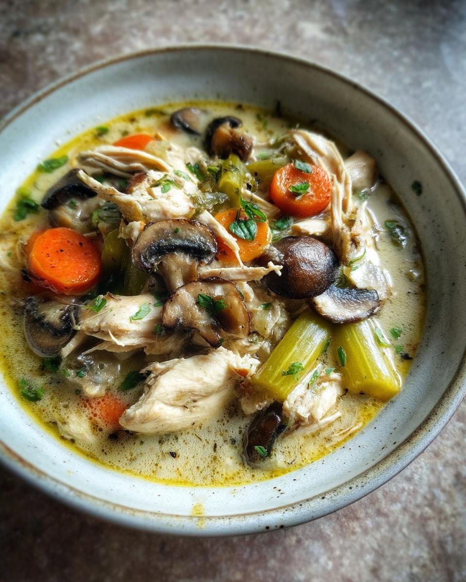 Rotisserie Chicken Mushroom Soup - detail 3
