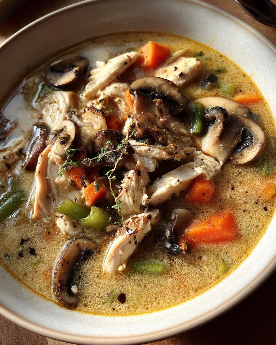 Rotisserie Chicken Mushroom Soup - detail 4