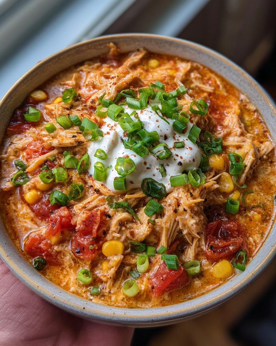 Slow Cooker Cream Cheese Crack Chicken Chili - detail 1