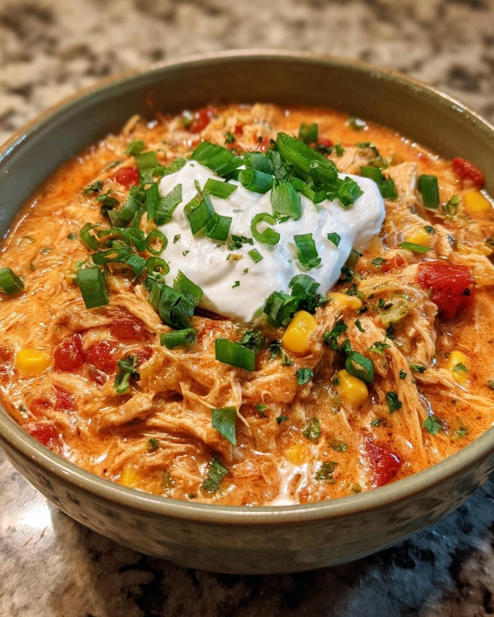 Slow Cooker Cream Cheese Crack Chicken Chili - detail 2