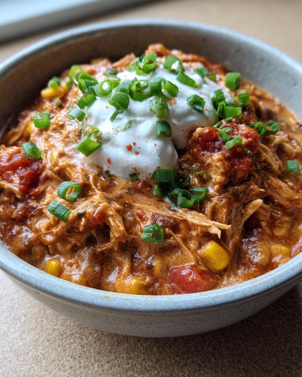 Slow Cooker Cream Cheese Crack Chicken Chili - detail 4
