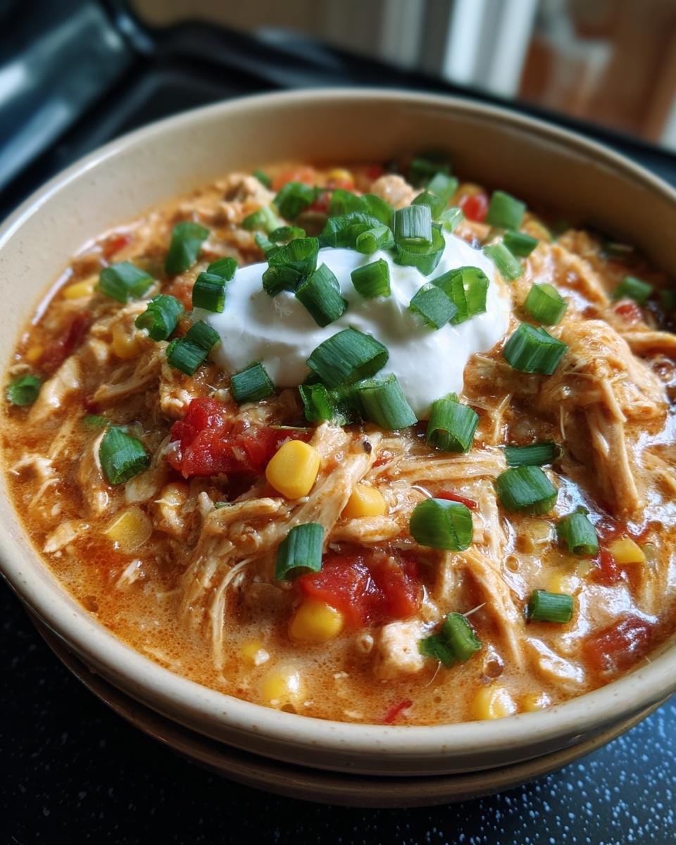 Slow Cooker Cream Cheese Crack Chicken Chili - detail 5