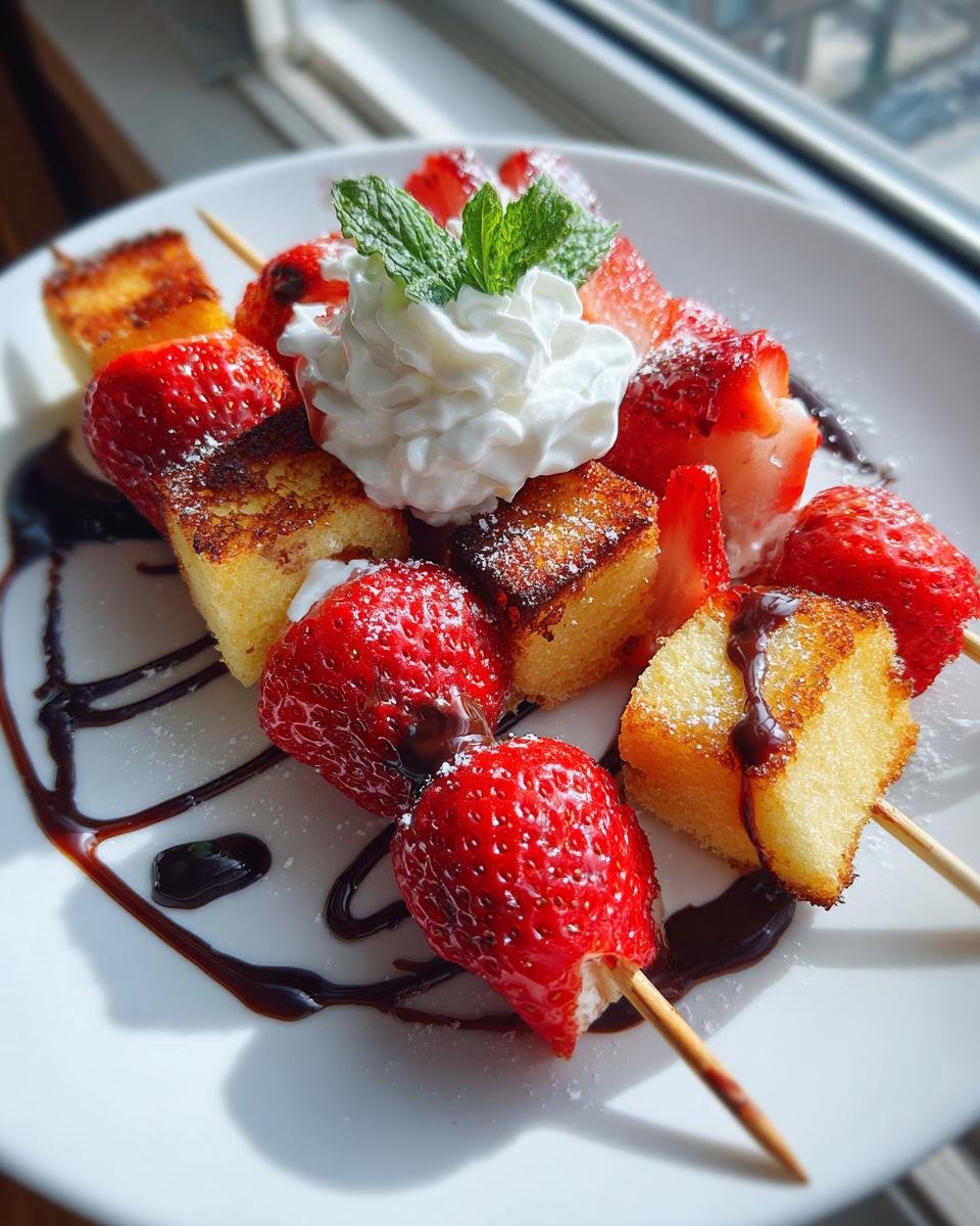 Strawberry Shortcake Kabobs - 2 Ways! - detail 1