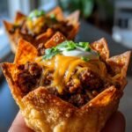 Taco Cupcakes with Cream Cheese
