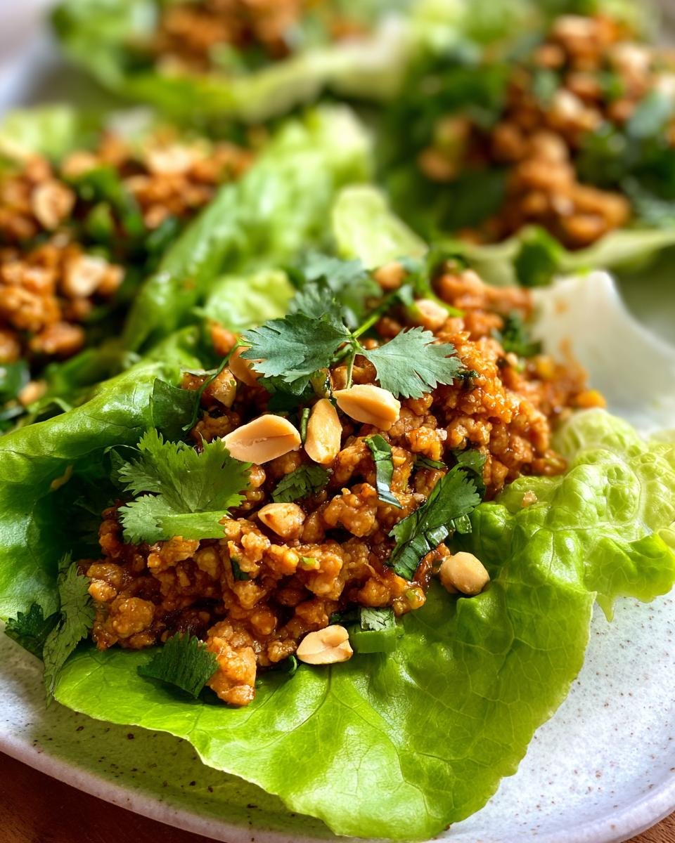 Thai Lettuce Wraps - detail 2