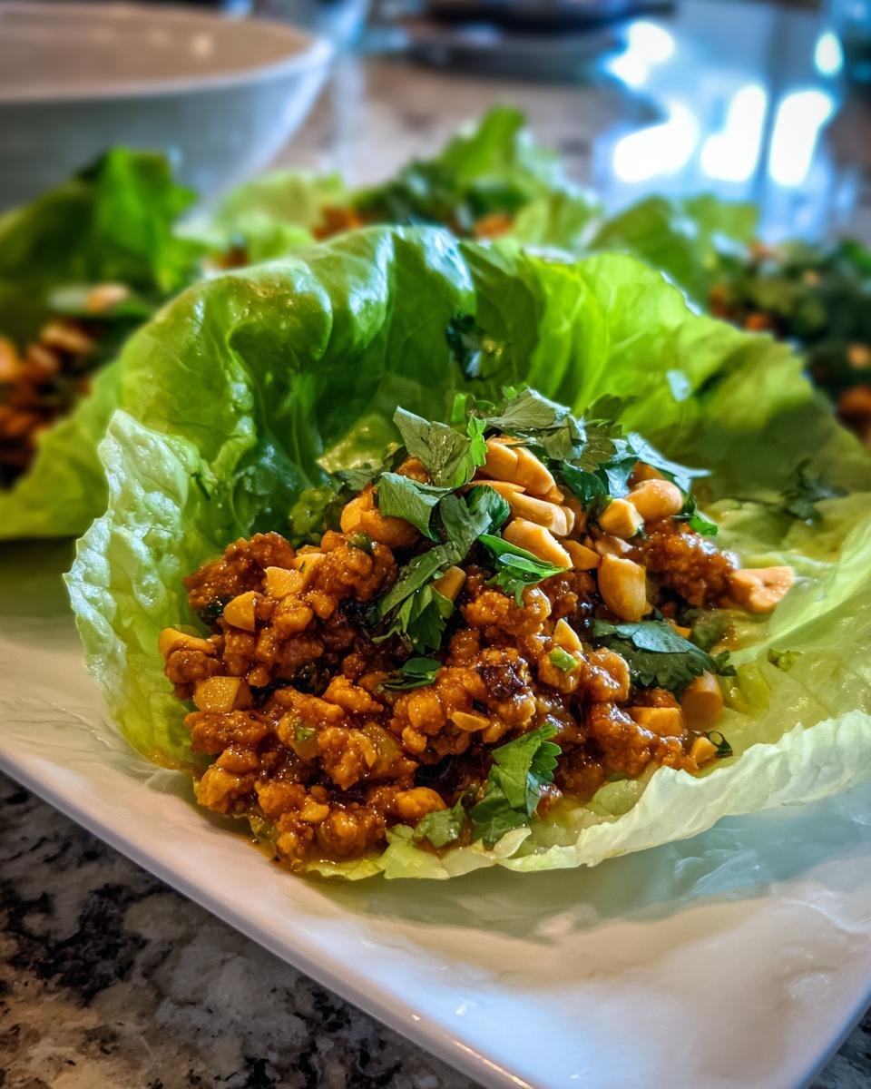 Thai Lettuce Wraps - detail 3
