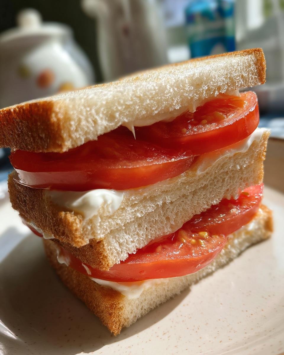Tomato and Mayo Sandwich - detail 1
