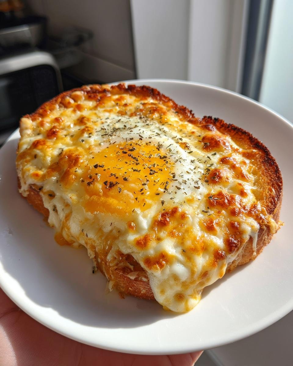 Air Fryer Cheesy Egg Toast - detail 1
