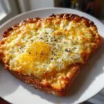 Air Fryer Cheesy Egg Toast