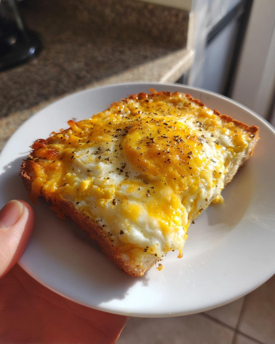 Air Fryer Cheesy Egg Toast - detail 2