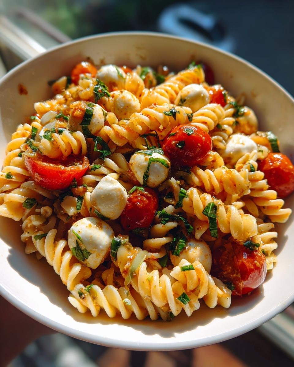 Caprese Pasta Salad - detail 2