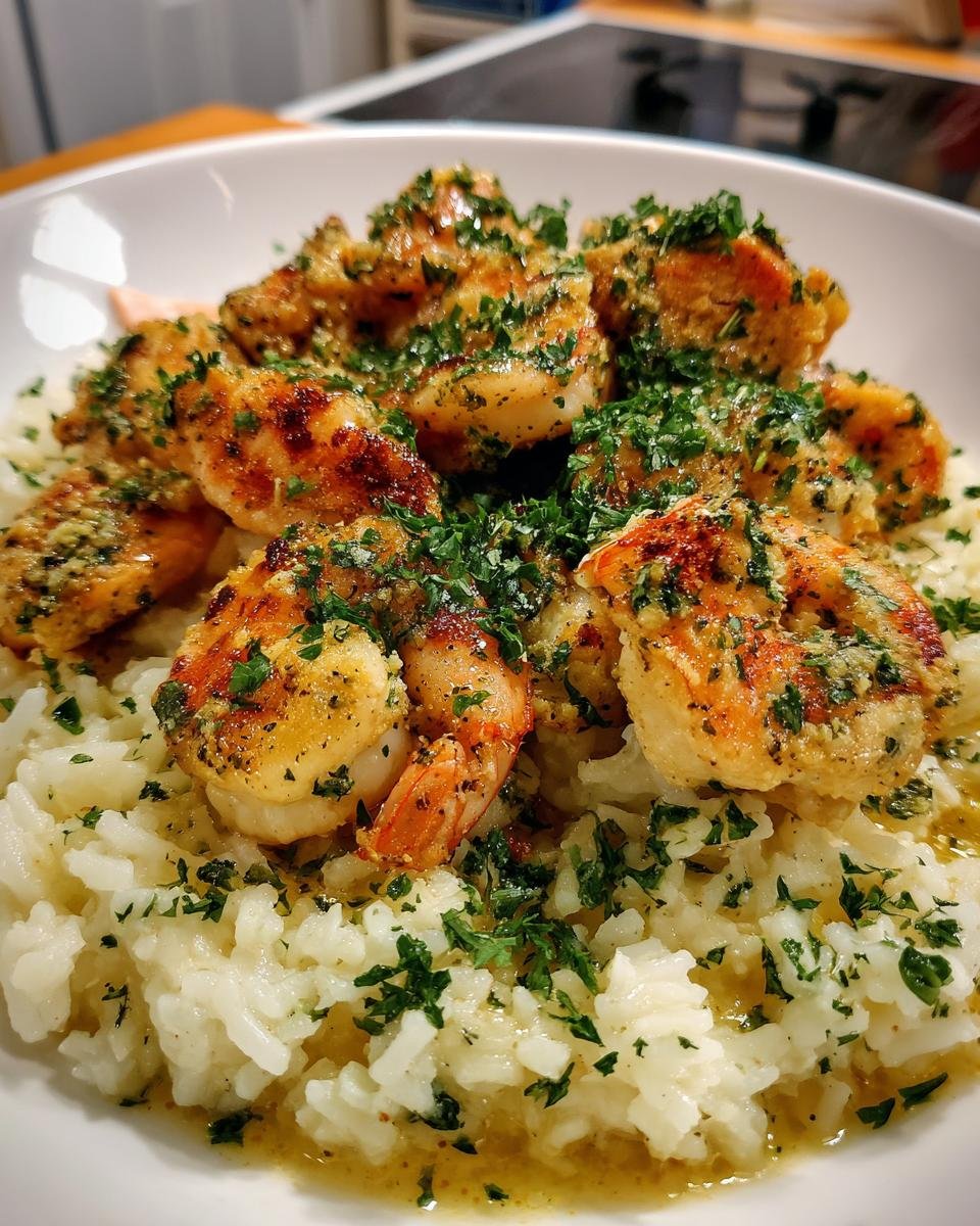 Chicken Scampi with Garlic Parmesan Rice - detail 2